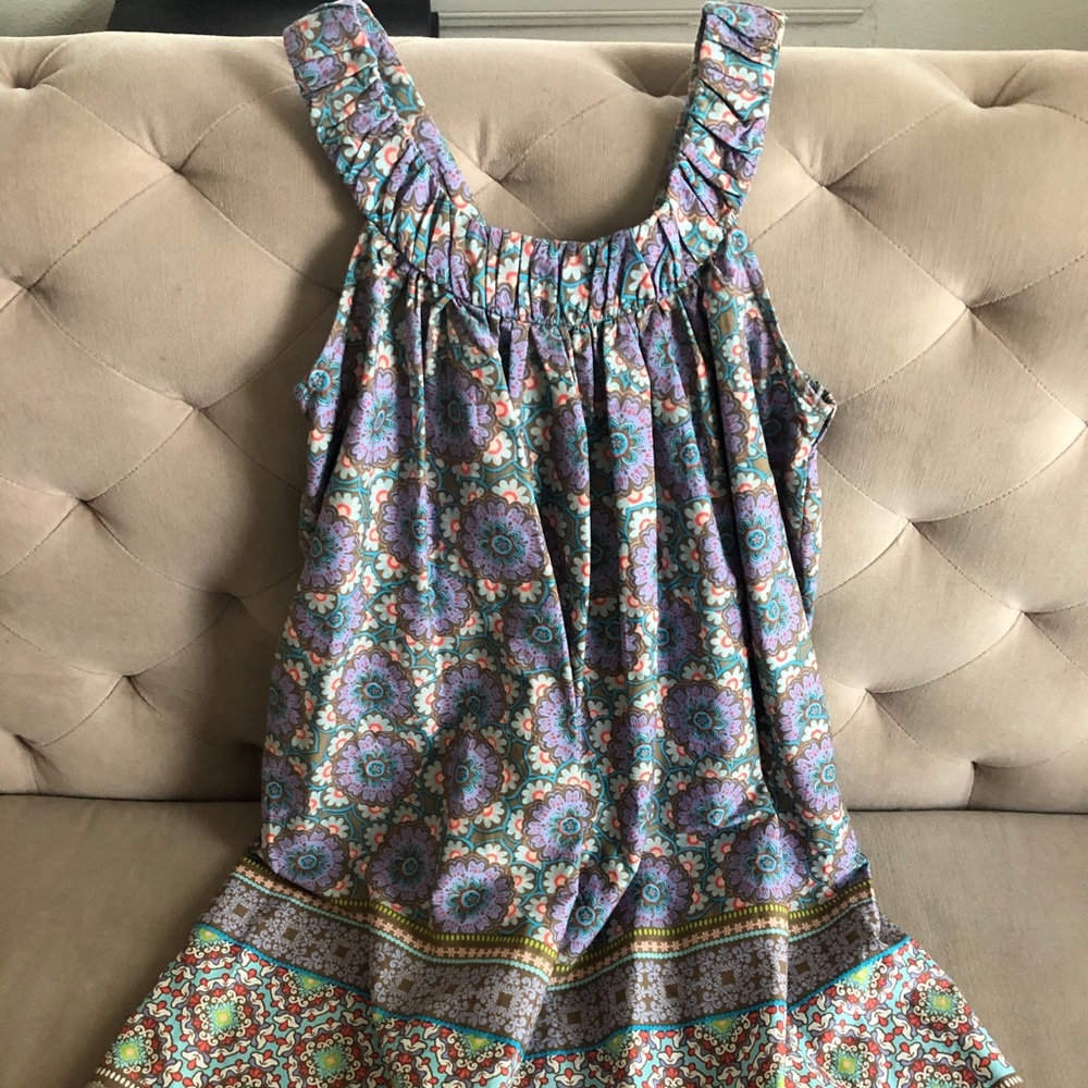 Girls’ Bohemian knee length dress